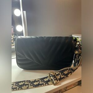Black crossbody with strap